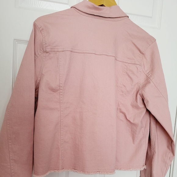 Pink denim jacket - Picture 3 of 4
